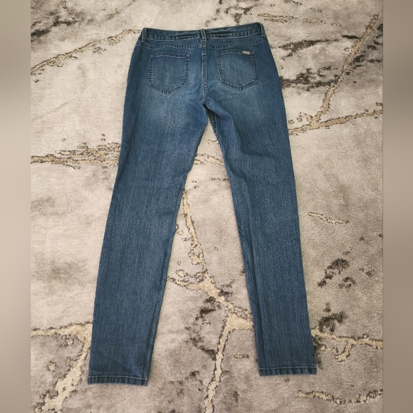 Jennifer Lopez Skinny Jeans Size 8 - Trendy Silver Studs - Chic Street Style - Picture 3 of 13